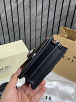 Coach Tabby 12 Mini Black Silver Crossbody With OriginalBox DustCover CarryBag