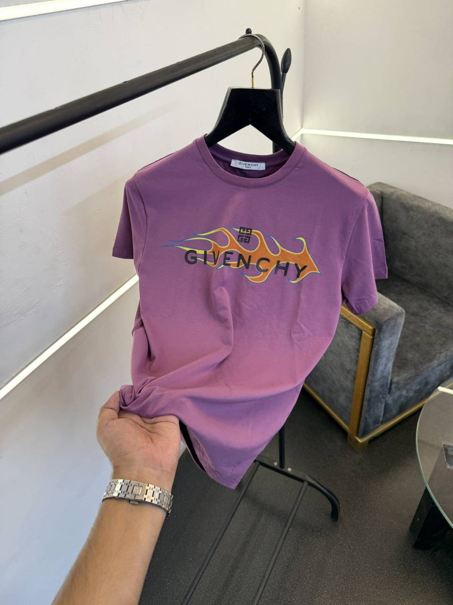 Givench y lavender imported round neck tshirt sale