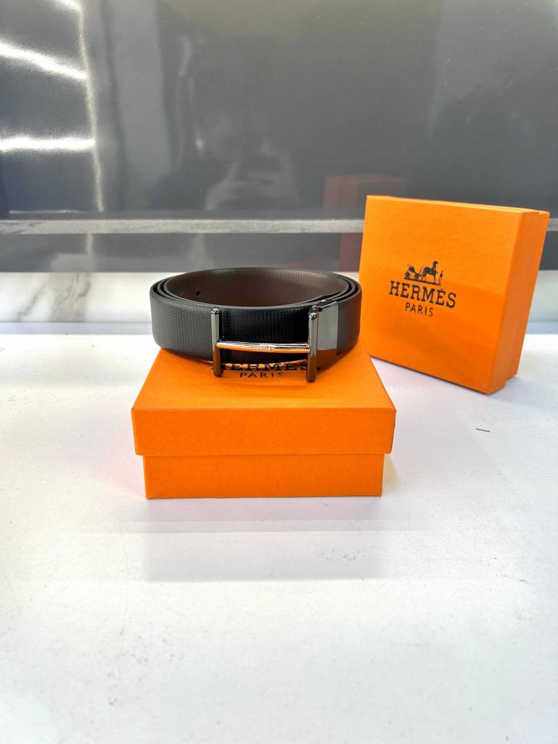 Hermes Paris Black Golden Belt Fa 303