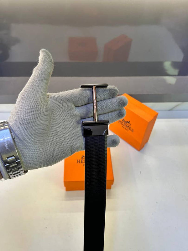 Hermes Paris Black Golden Belt Fa 303