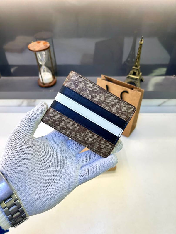 Coach Ten Brown Premium Quality Wallet Fa 730