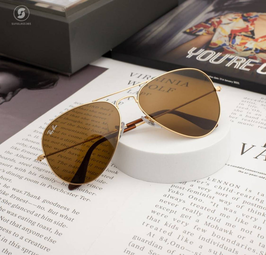 Ray-Ban 3025 gold brown