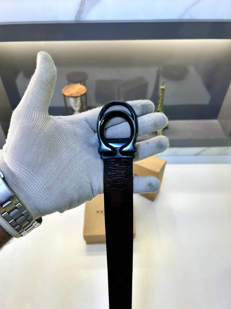 Coach Black Reversible Belt Fa 615