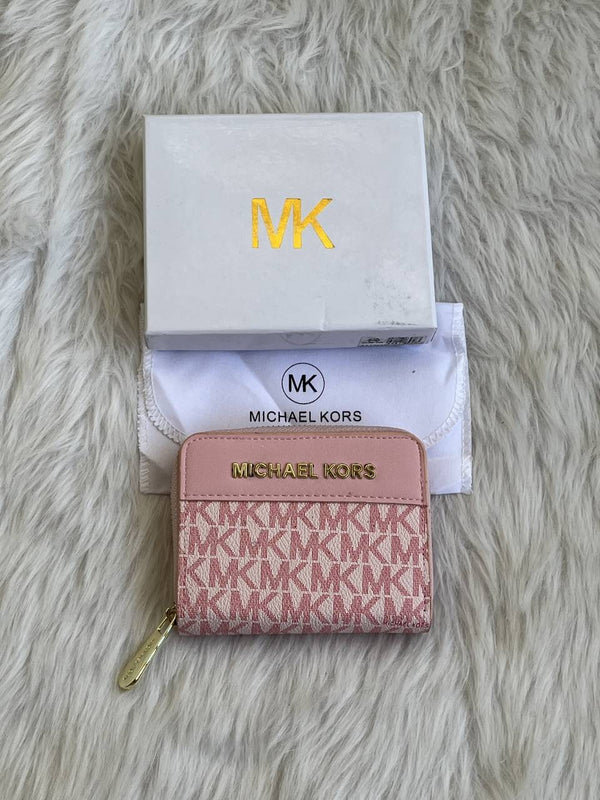 Michael Kors 119 Pink Mini Wallet With OriginalBox DustCover