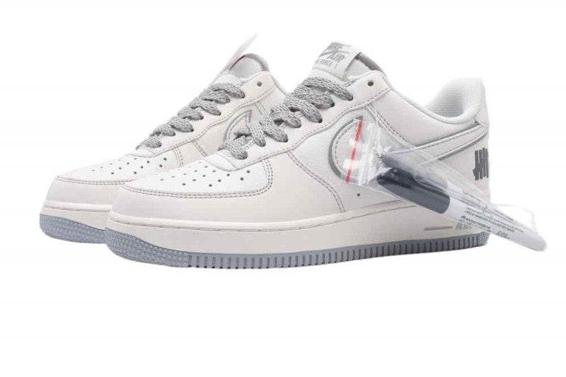 Undefeated x Nikkee Air Force 1 07 Low Cream Light Grey