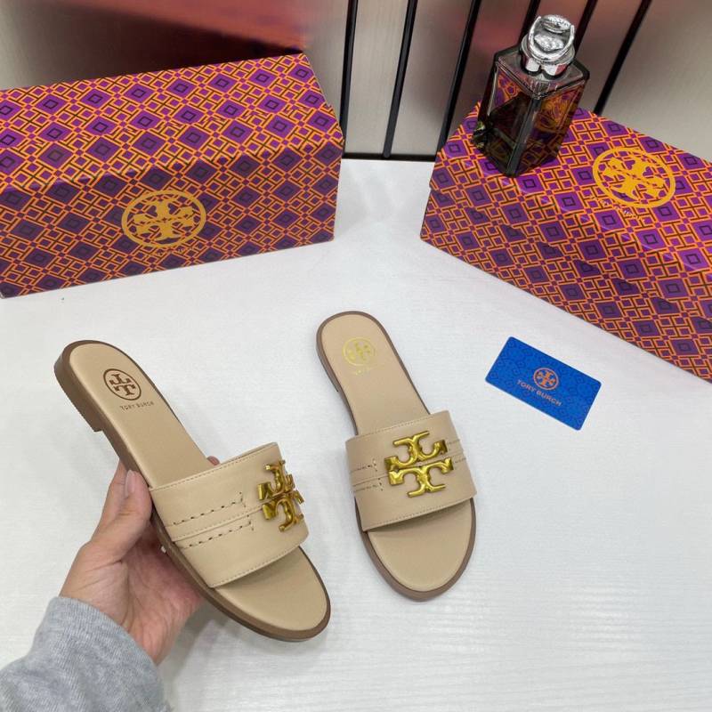 Apricot Everly Slides For Women With Original Box