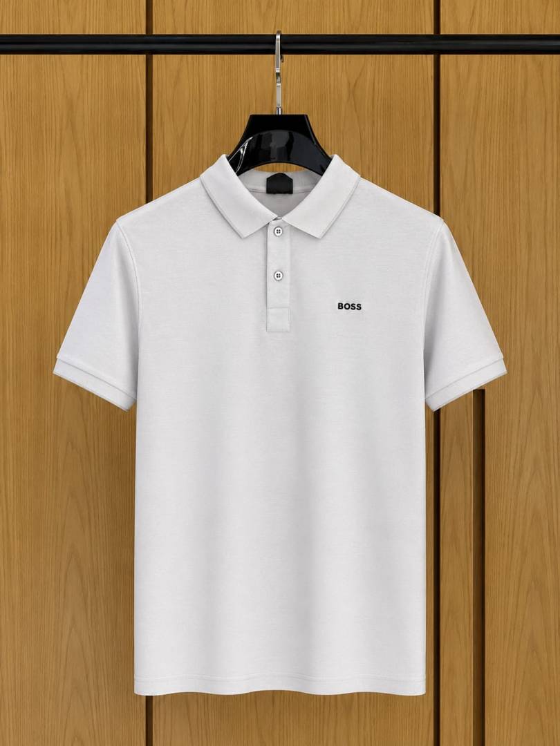 BOSS IMPORTED STORE ARTICLE POLO T-SHIRT BOX PACK LIGHT GREY