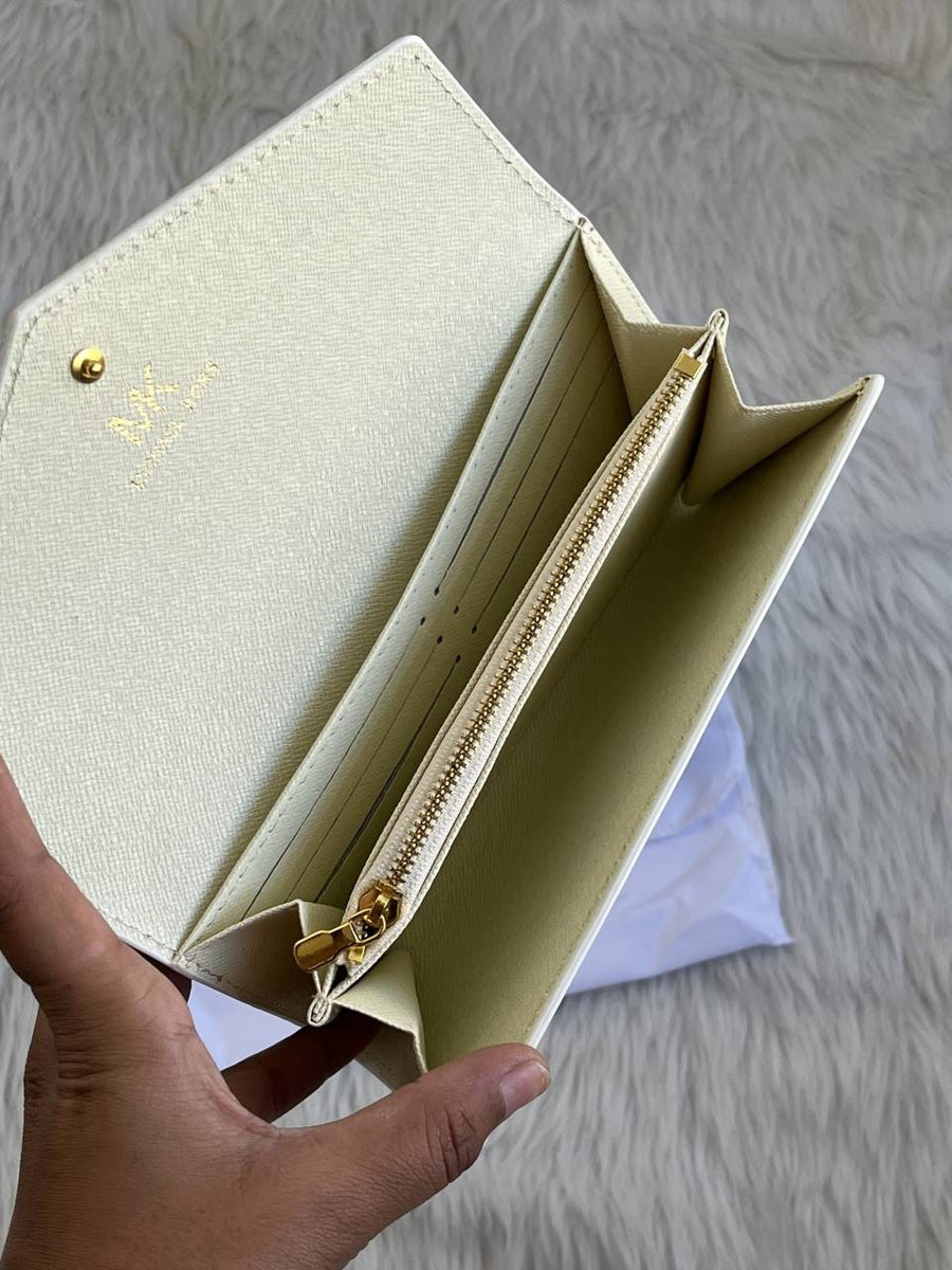 Michael Kors_131_White_Long_Flap_Wallet_With_OriginalBox_DustCover