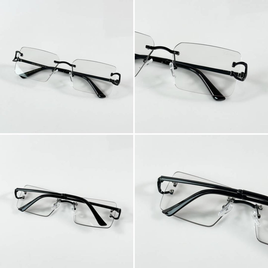Cartier 1033 Black Day Night Color Changing Glass