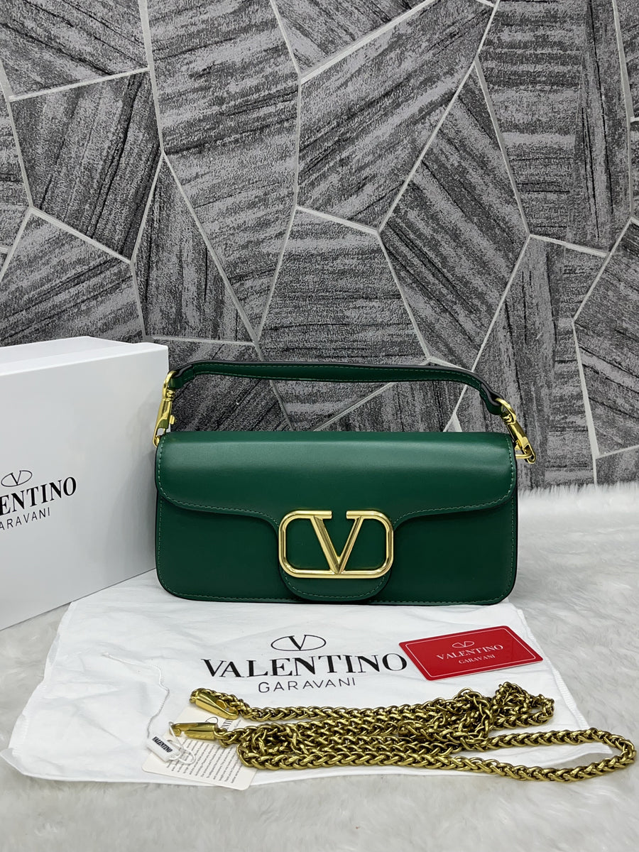 Valentino_V_Loco_Green_Large_Shoulder_Bag_With_OriginalBox