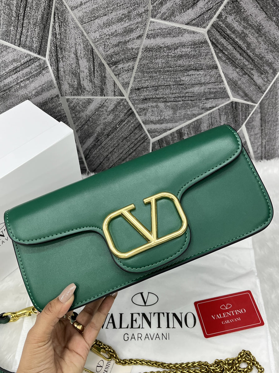 Valentino_V_Loco_Green_Large_Shoulder_Bag_With_OriginalBox