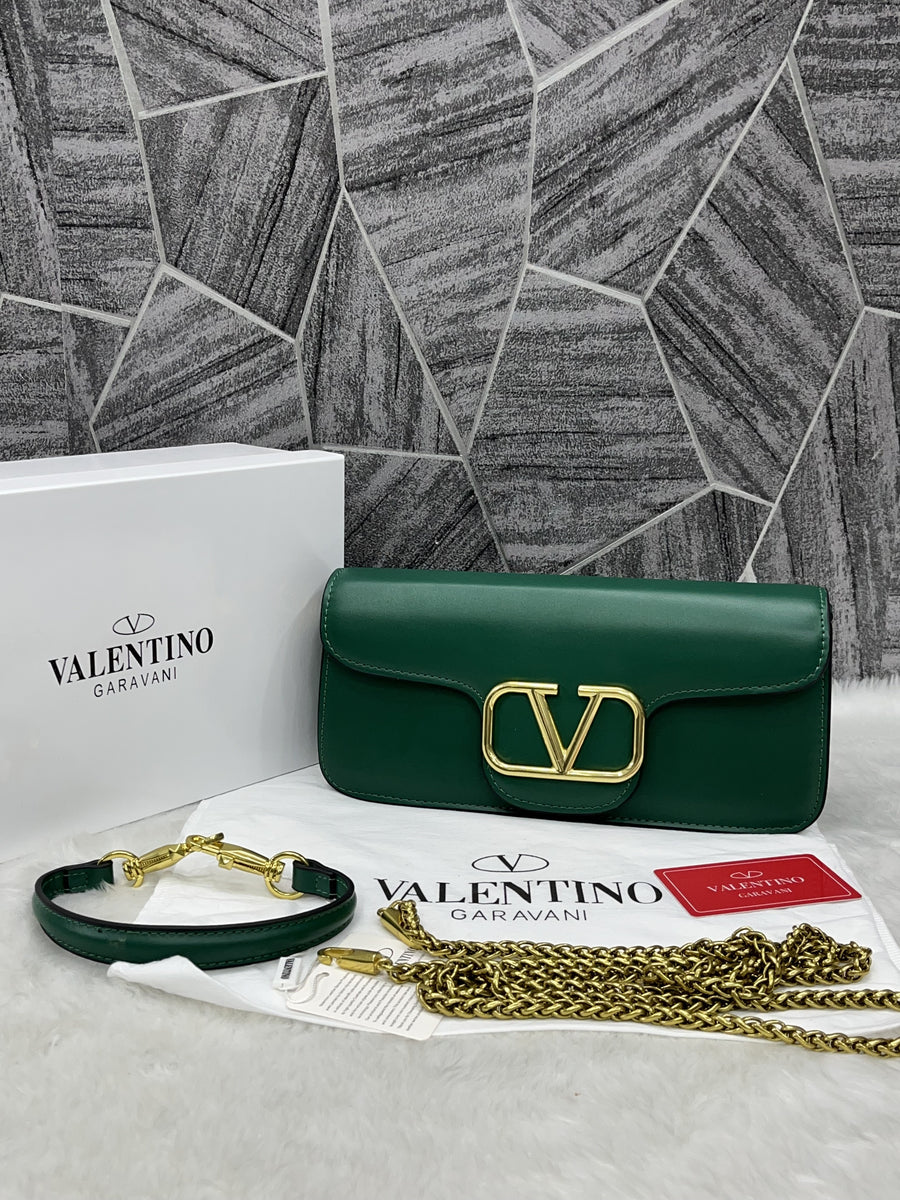 Valentino_V_Loco_Green_Large_Shoulder_Bag_With_OriginalBox