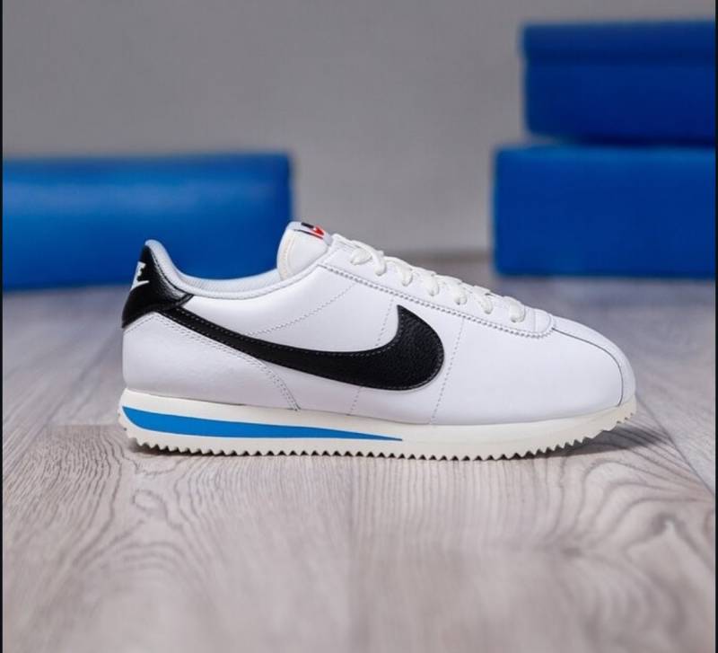 Cortez TXT White Blue