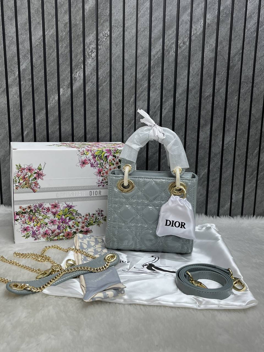 Dior_Lady_Mini_Patent_Leather_With_OriginalBox_DustCover_2LongBelt-Chain-And-Leather_StarCharm_Ribbon_Highend