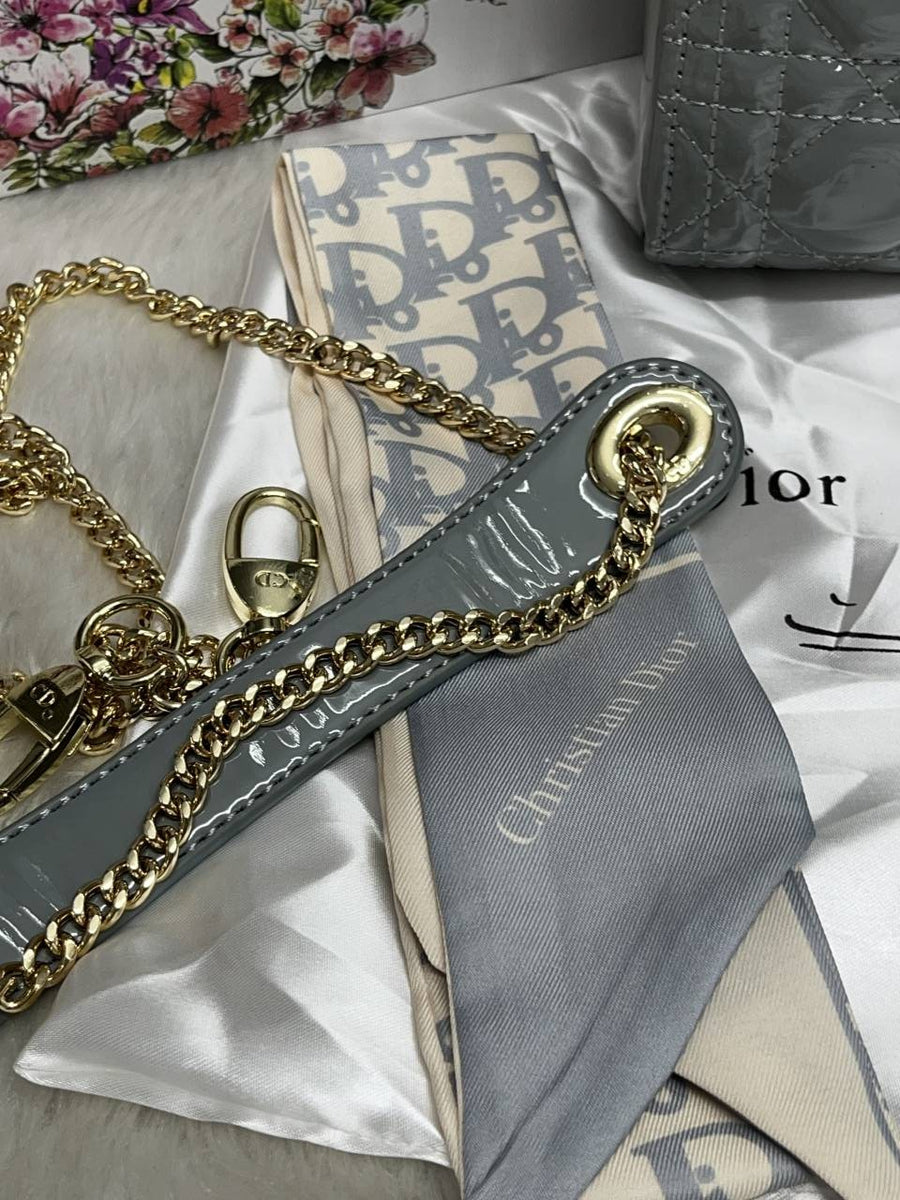 Dior_Lady_Mini_Patent_Leather_With_OriginalBox_DustCover_2LongBelt-Chain-And-Leather_StarCharm_Ribbon_Highend