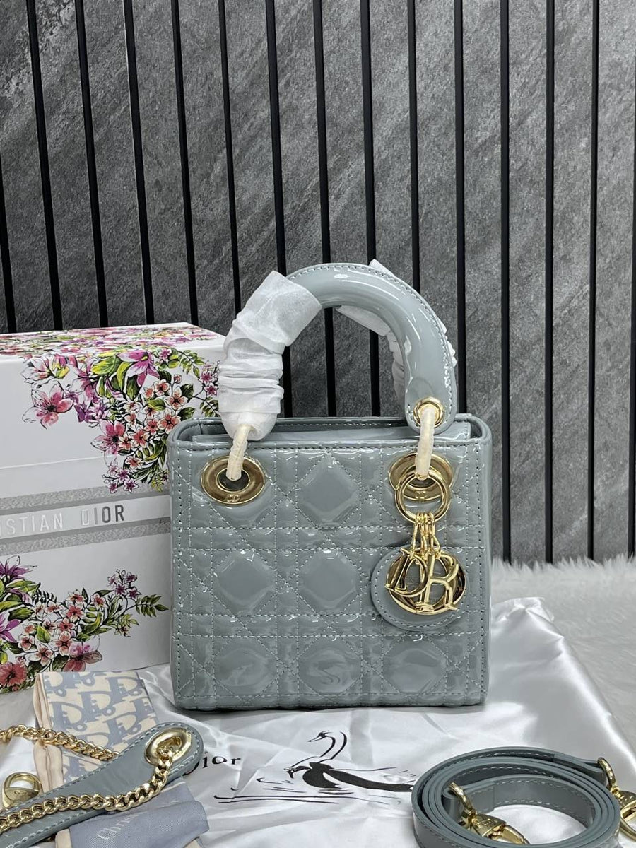 Dior_Lady_Mini_Patent_Leather_With_OriginalBox_DustCover_2LongBelt-Chain-And-Leather_StarCharm_Ribbon_Highend