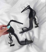 Saint laurent ysl heels all black