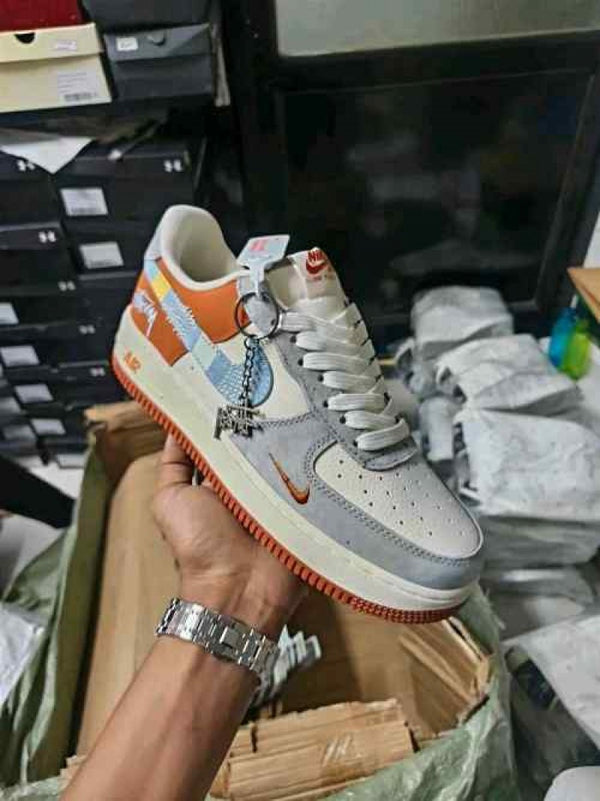Nike AirForce 1 Low 07 x Stussy Orange 557