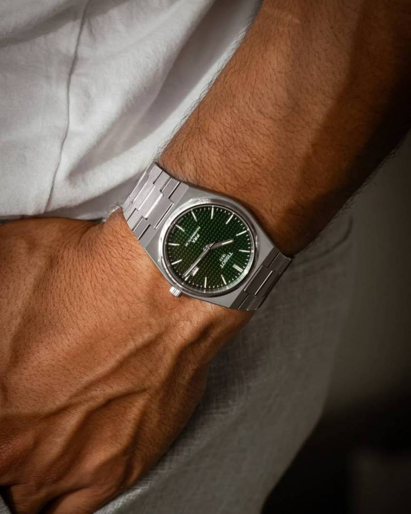 Tissot 1853 Prx Automatic Top Quality Silver-Green
