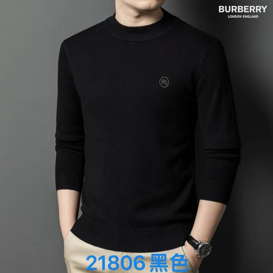 Burberry Chest Logo Sweatshirt Black