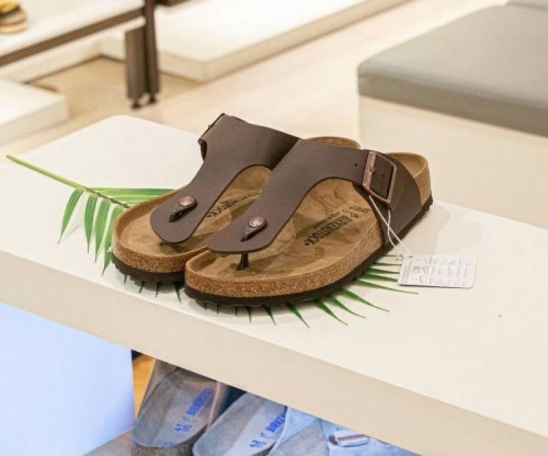 Birkenstock brown ramses Leather