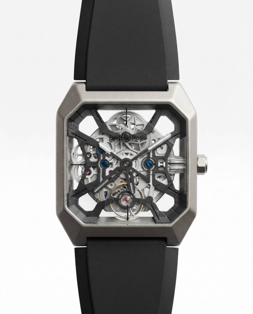 Bell&Rose BR03 Cyber automatic Silver Black Dial