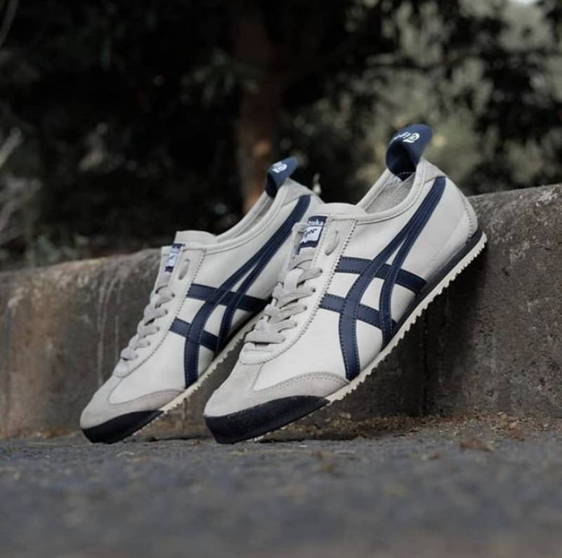 Tiger Mexico 66 Cream Navy ink