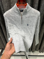 Ralph LAUUREN IMPORTED TRENDING SWEATER GREY