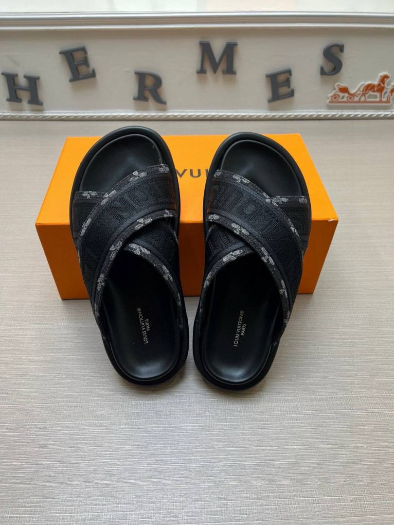 Louis Vuitton LV Bliss Comfort Mule sandals Slides Premium Black