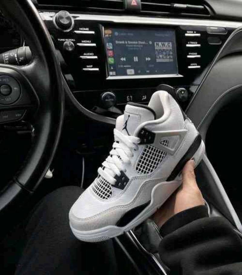 Jordan 4 Military Black Semi UA quality with special box 163
