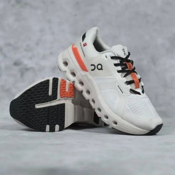 On Cloud Running white orange