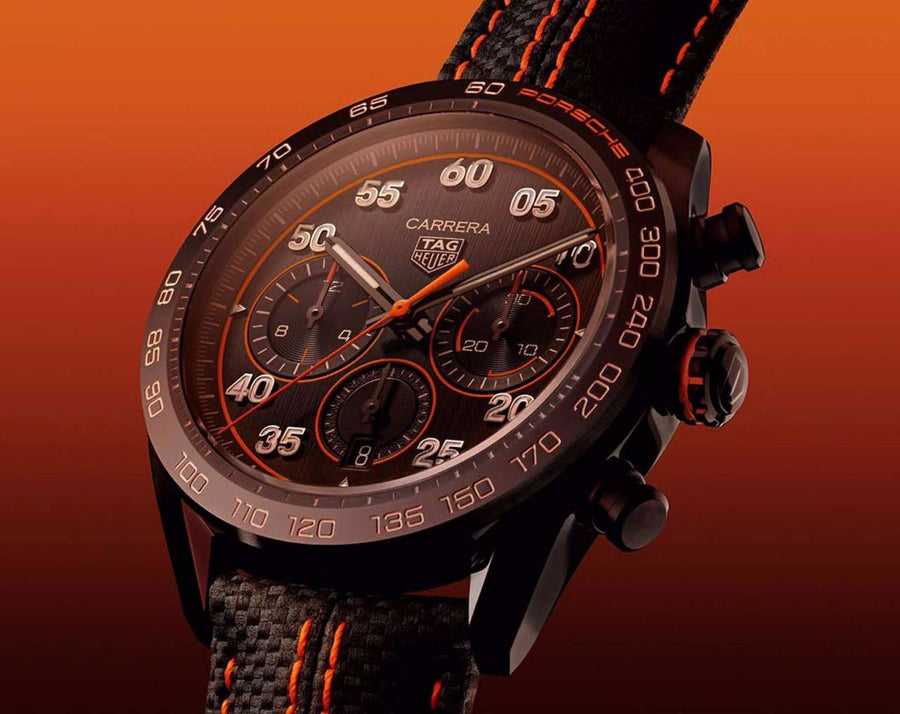 Tag Carrer_a Chronograph X Porsche Orange