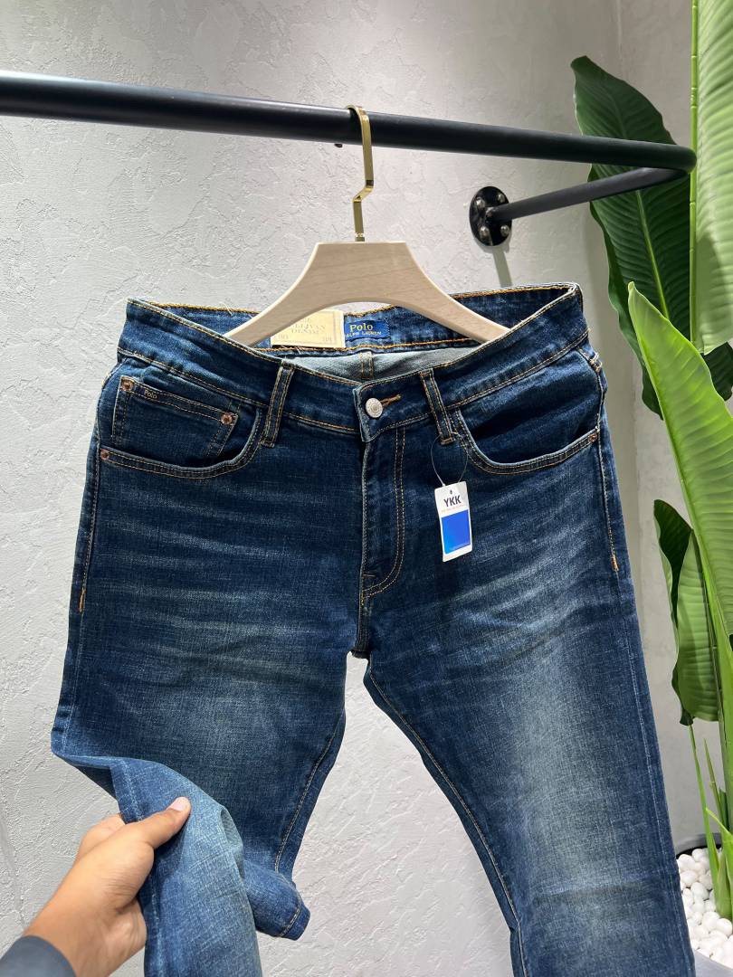 Ralph Lauren Bootcut Premium Imported Fabric Denim With Back Pocket Embroidered Work Logo 4583