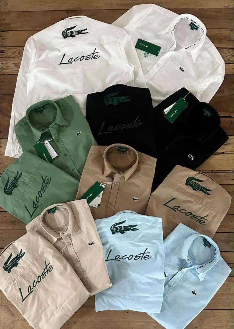 Lacoste IMPORTED STORE ARTICLE SHIRT WHITE