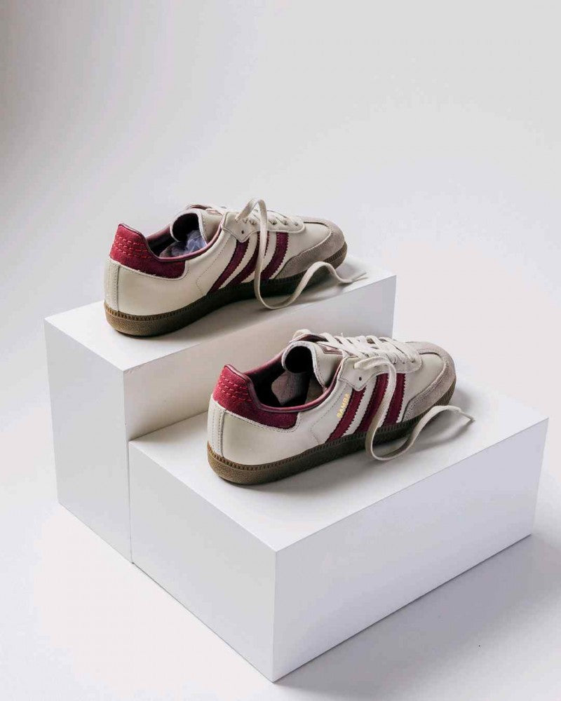 Adidas Samba OG Putty Grey Maroon 1226