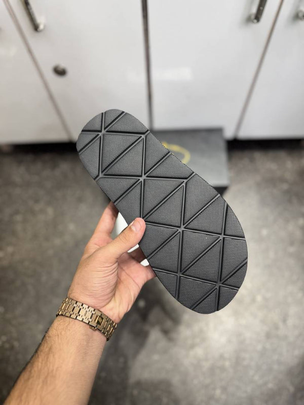 Prada SUEDE PREMIUM SLIDE GREY 012