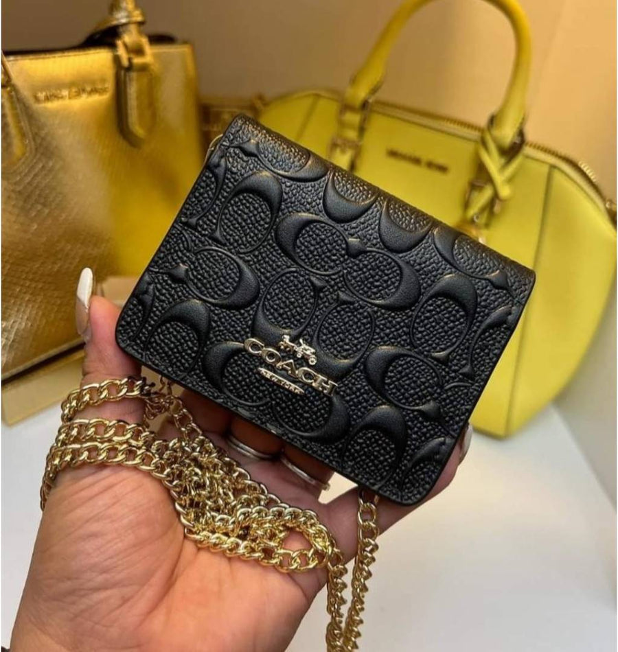 Coach_Mini_Chain_On_Wallet_With_Original_Box