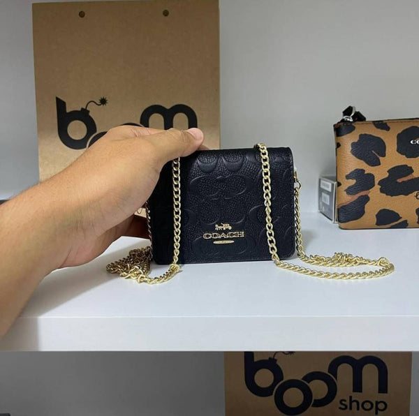 Coach_Mini_Chain_On_Wallet_With_Original_Box