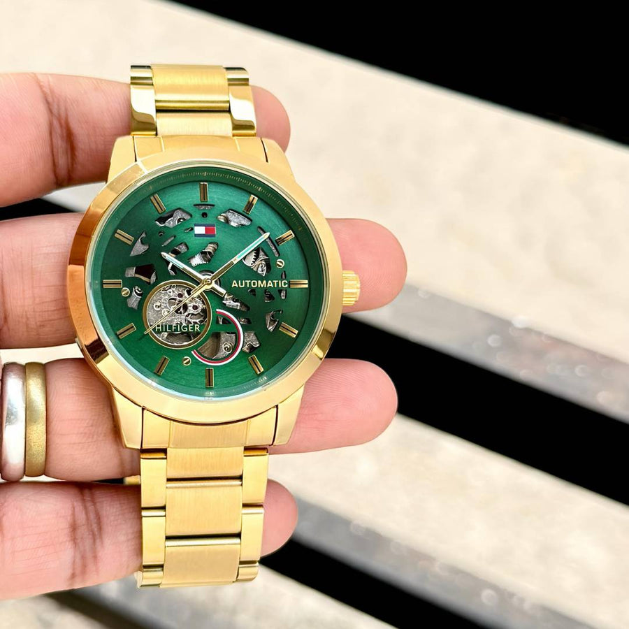 Tommy Hilfigar skeleton automatic