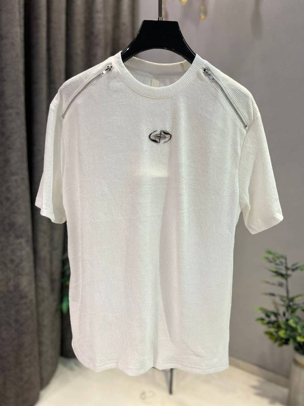 KOREAN IMPORTED HIGH DEMAND ARTICLE T-SHIRT WHITE