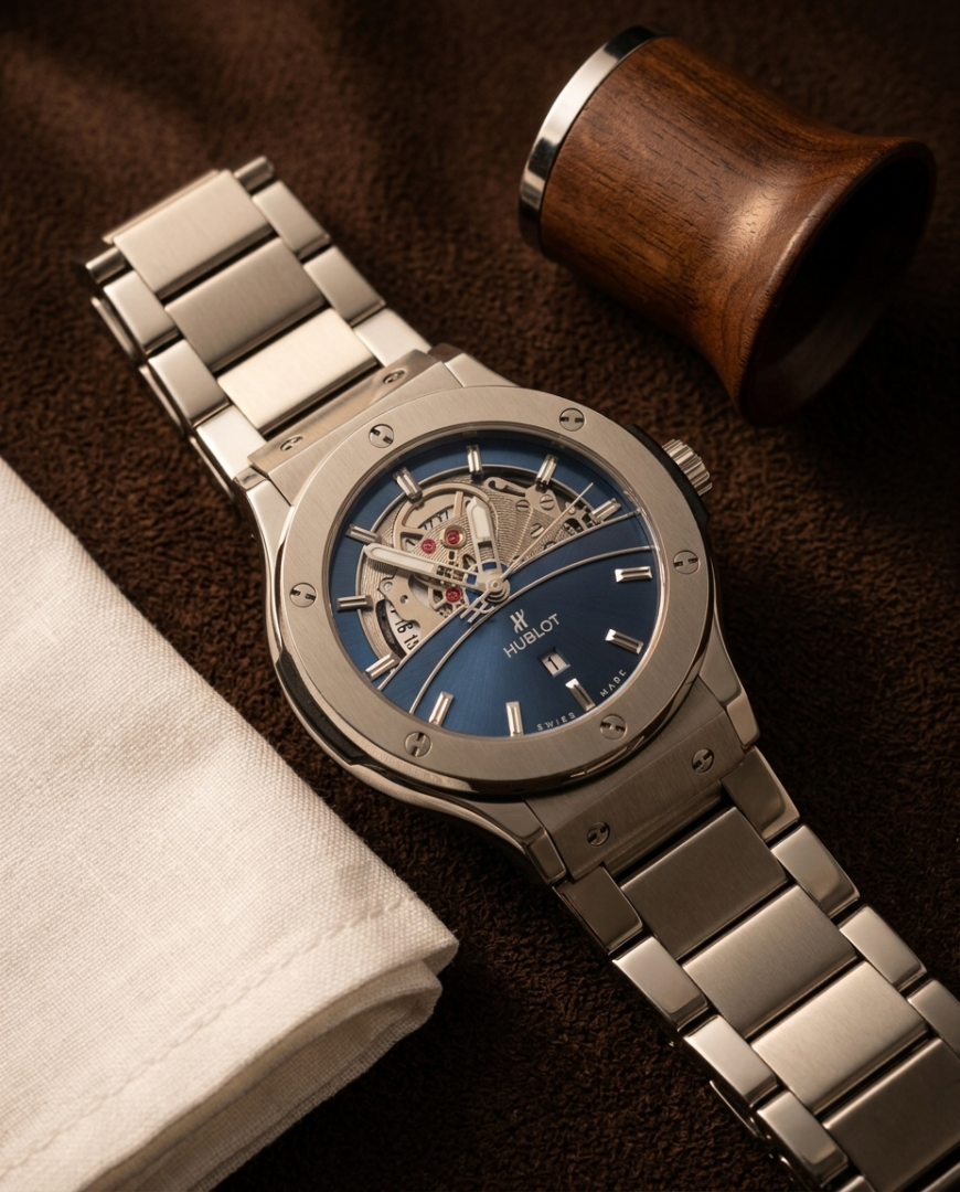 Hublot Classic Fusion Titanium Blue