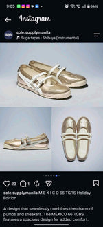 Onitsuka Tiger Mexico 66 TGRS Metallic Pack Champagne Cream