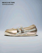Onitsuka Tiger Mexico 66 TGRS Metallic Pack Champagne Cream