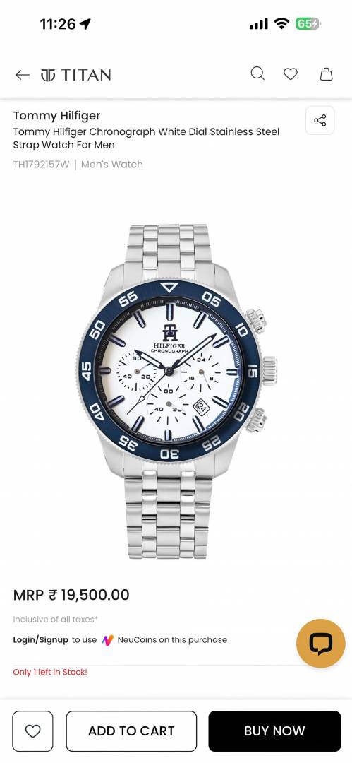 Tommy_TH85 chronograph
