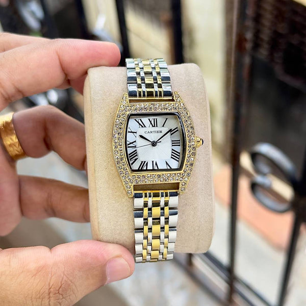 Cartier Tortue 2Ton White