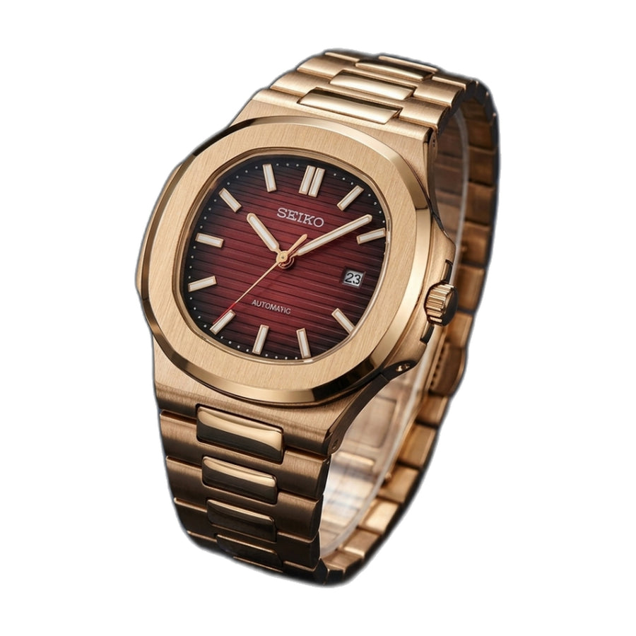 Seiko Nautilus Mod copper red