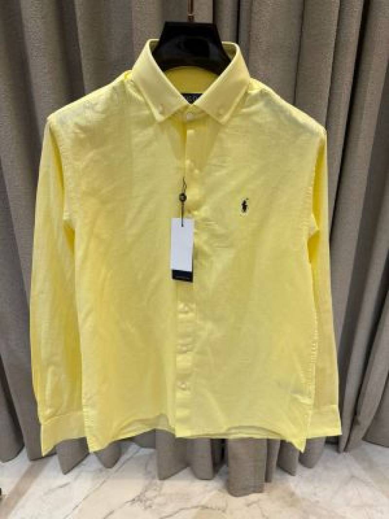 Ralf Lauren imported shirt Yellow