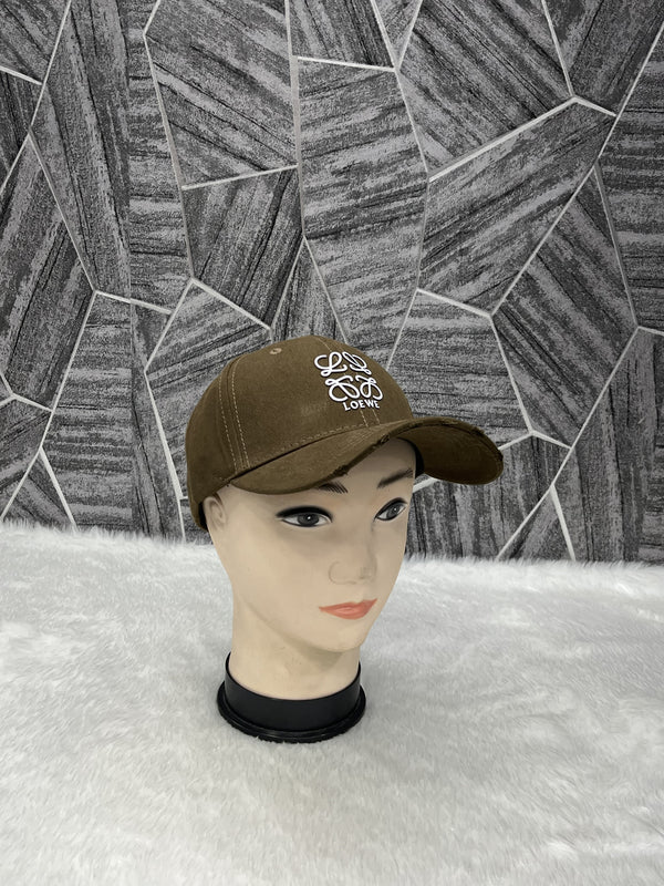 Loewe Brown Front Logo Premium Unisex Cap (With Safety Box)
