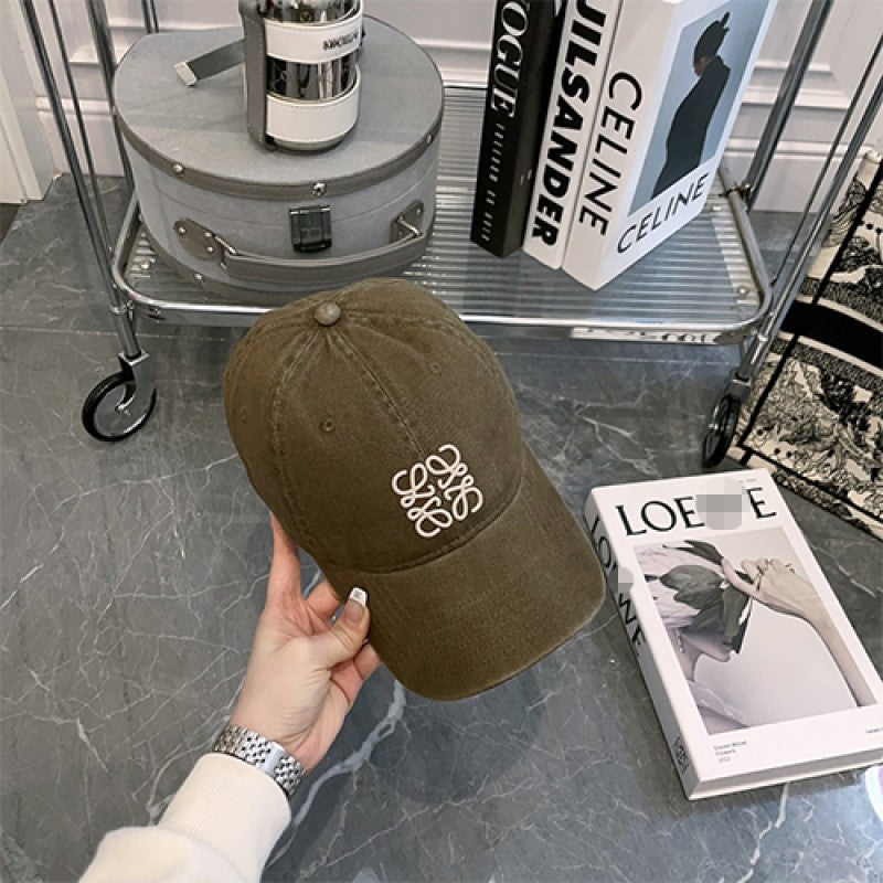 Loewe Brown Front Logo Premium Unisex Cap (With Safety Box)