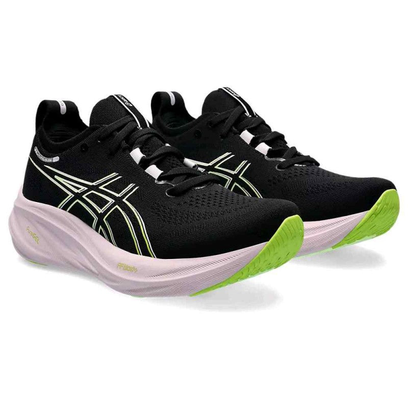 Asics GEL NIMBUS 26 women (BLACK NEON LIME 461